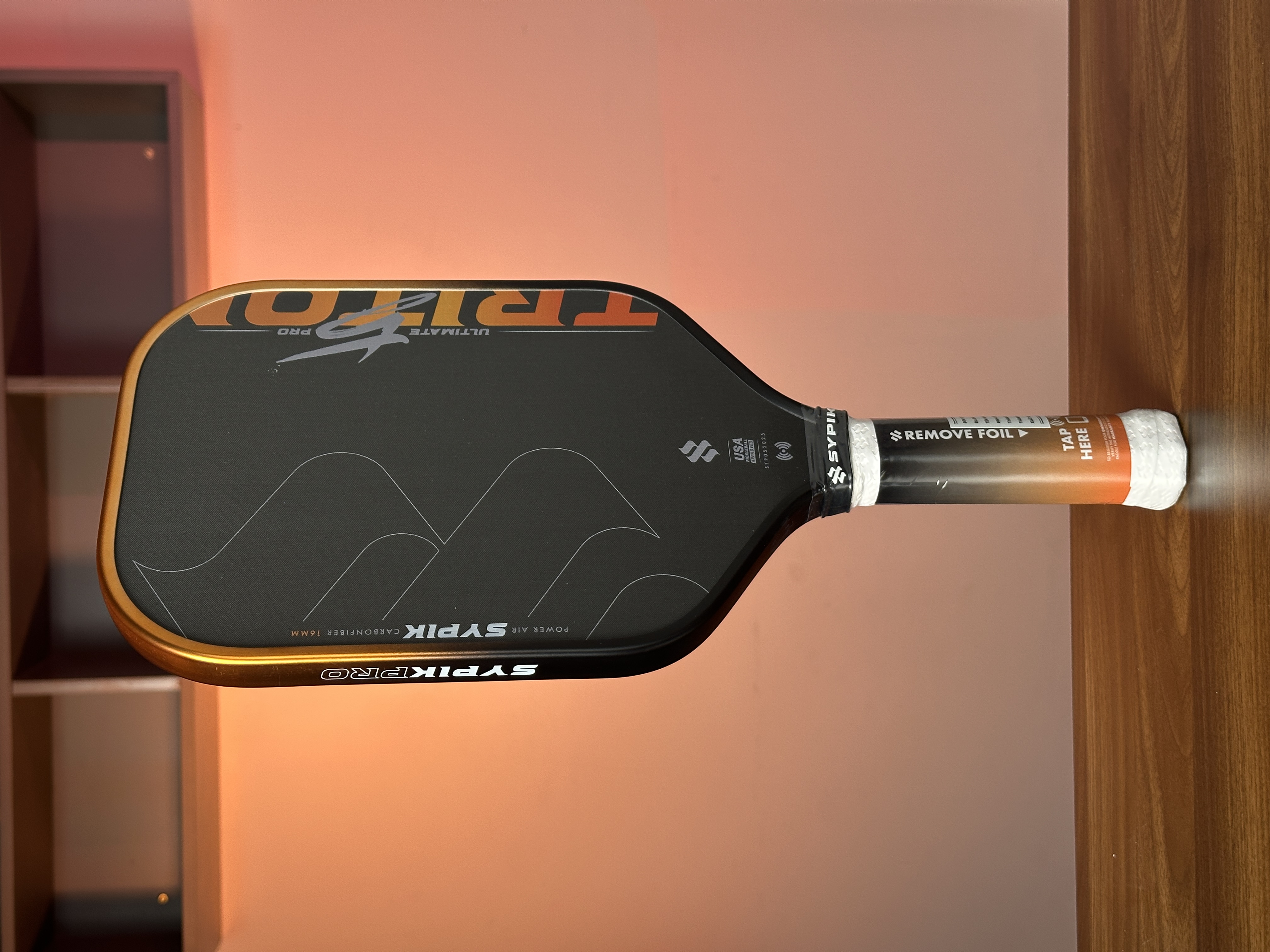 Vợt Pickleball Sypik Triton 5 Chính Hãng – Cam - Đa Màu Sắc – Bền, Ổn Định - Mặt Carbon Siêu Nhám - Giữ Bóng Lâu- Kiểm Soát